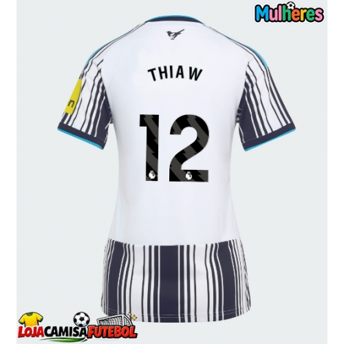 Camisa de Futebol Newcastle United Malick Thiaw #12 Equipamento Principal Mulheres 2026-27 Manga Curta